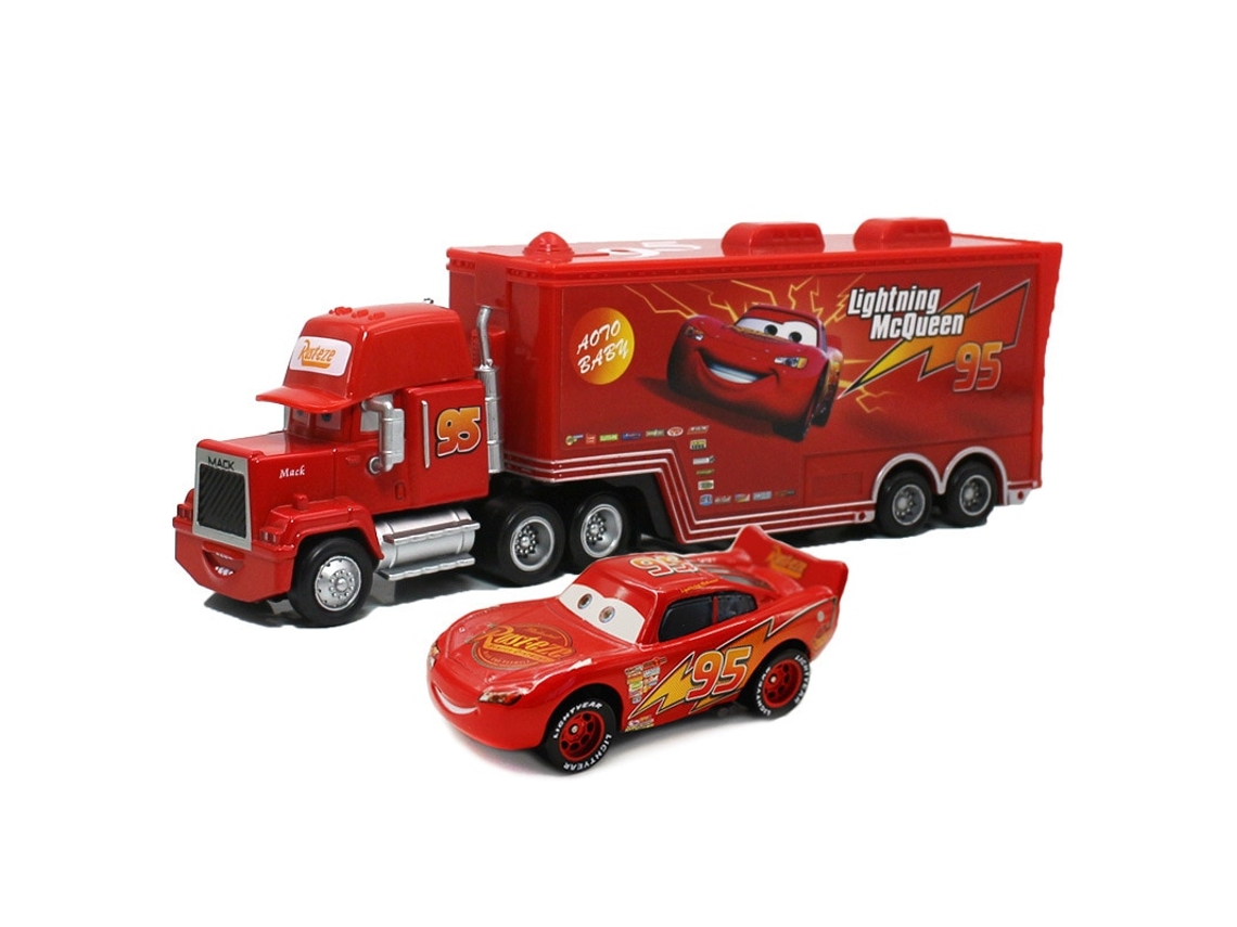 Set takara tomy pixar car 3 jackson mack uncle truck 1:55 diecast metal car model toy boy christmas gift