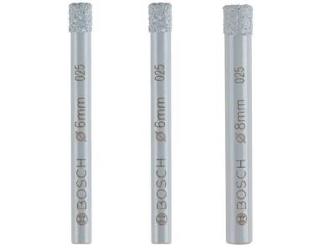 Juego de brocas de diamante BOSCH Expert for Ceramic (6/6/8) para destornilladores