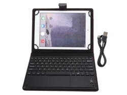 Teclado Bluetooth Com Touchpad E Capa Protetora Para Tablet 9-10,5 Polegadas, 72h De Uso