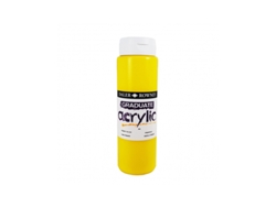 Pintura Acrilica Graduate Daler Rowny 500 Ml (603 Primary Yellow / Amarillo Primario)