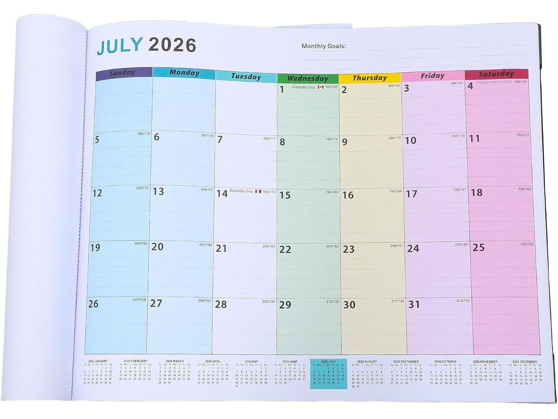 Calendario De Inicio Calendario De Pared Mensual
