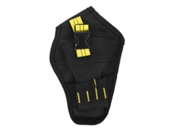 Riñonera Portátil Oxford Mini Screen Drill Para Guardar Herramientas - Negro Y Amarillo