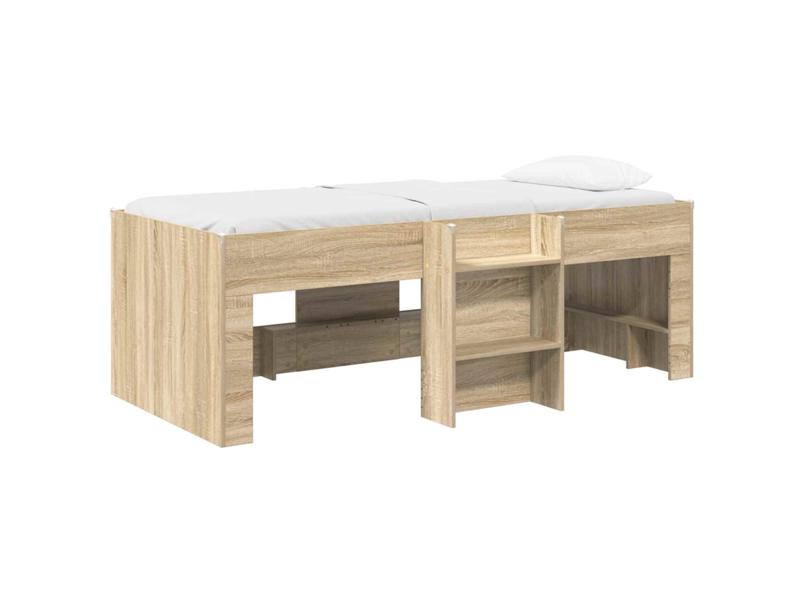 Maison Exclusive - Marco De Cama Alta Para Niños 2 Pcs Sonoma Madera De Ingeniería