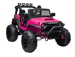 Jeep JC666 - Vehículo eléctrico para montar con pintura rosa B.active