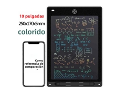 Tableta de escritura LCD (negra, 10 pulgadas), tablero de dibujo, juguete educativo Montessori para dibujar