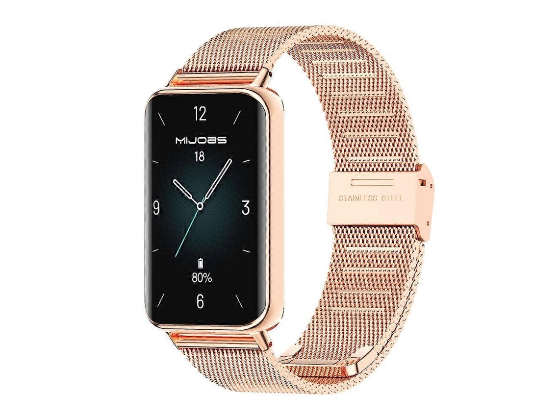 Pulsera de acero inoxidable con hebilla Milan de Mijobs para reloj Honor 10/9