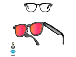 Gafas Inteligentes Cy01. Con Cámara Para Fotos Y Videos De 8 Mpx, Traductor Ai En Tiempo Real Y Control De Música/llamadas. Smartglasses