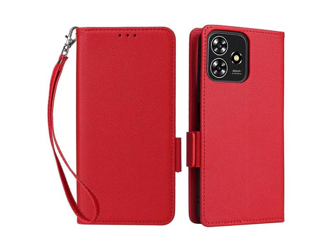 Funda Telemóvel Tipo Textura Lichia Para Veanxin Blade V50 Smart/ Axon 50 Lite/ Blade A73 Veanxin Piel Sintética Beige