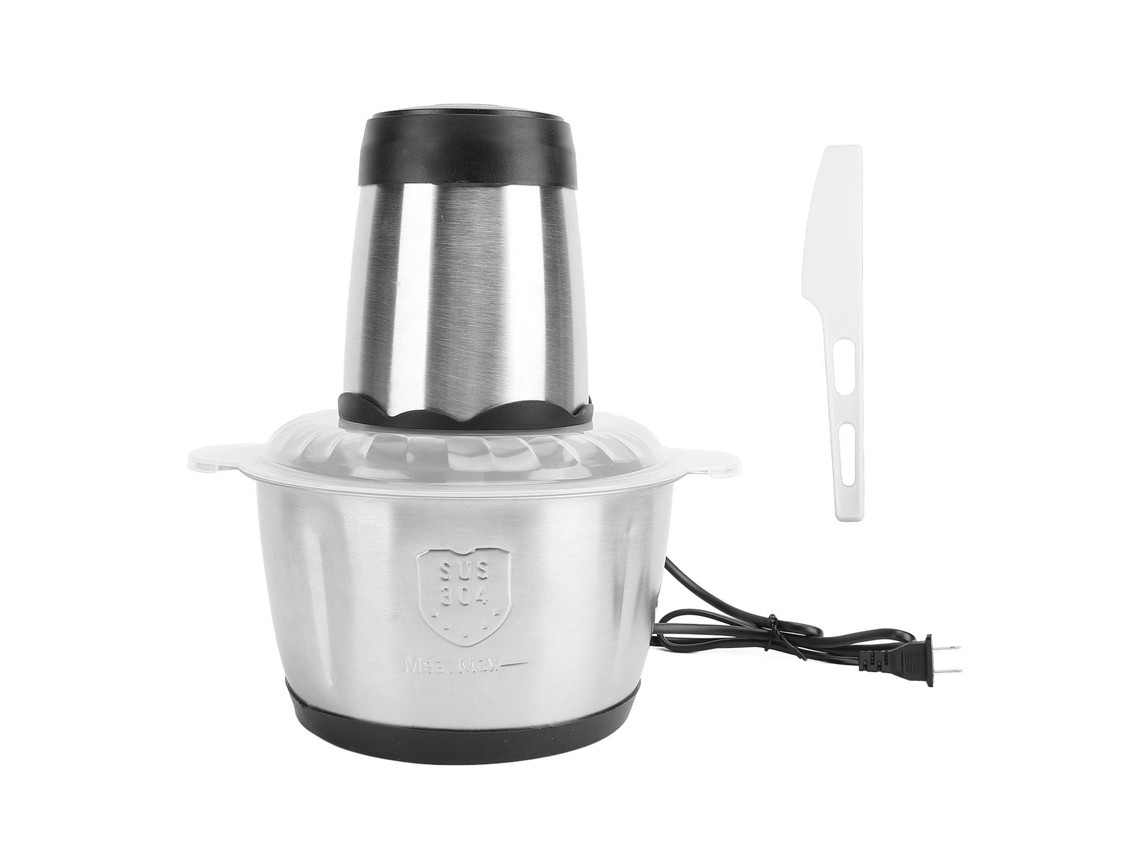 Picadora De Carne Eléctrica De 2 Litros Y 300 W Con Motor De Cobre Y Acero Inoxidable. Procesadora De Alimentos Para Frutas, Frutos Secos, Cebollas Y Patatas. Enchufe Estadounidense De 110 V.