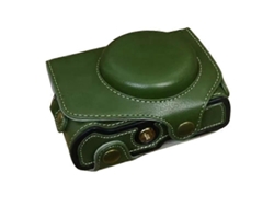Estuche de cuero PU compatible con Canon PowerShot G7 X Mark II / G7 X Mark III con correa para el hombro Facpoet