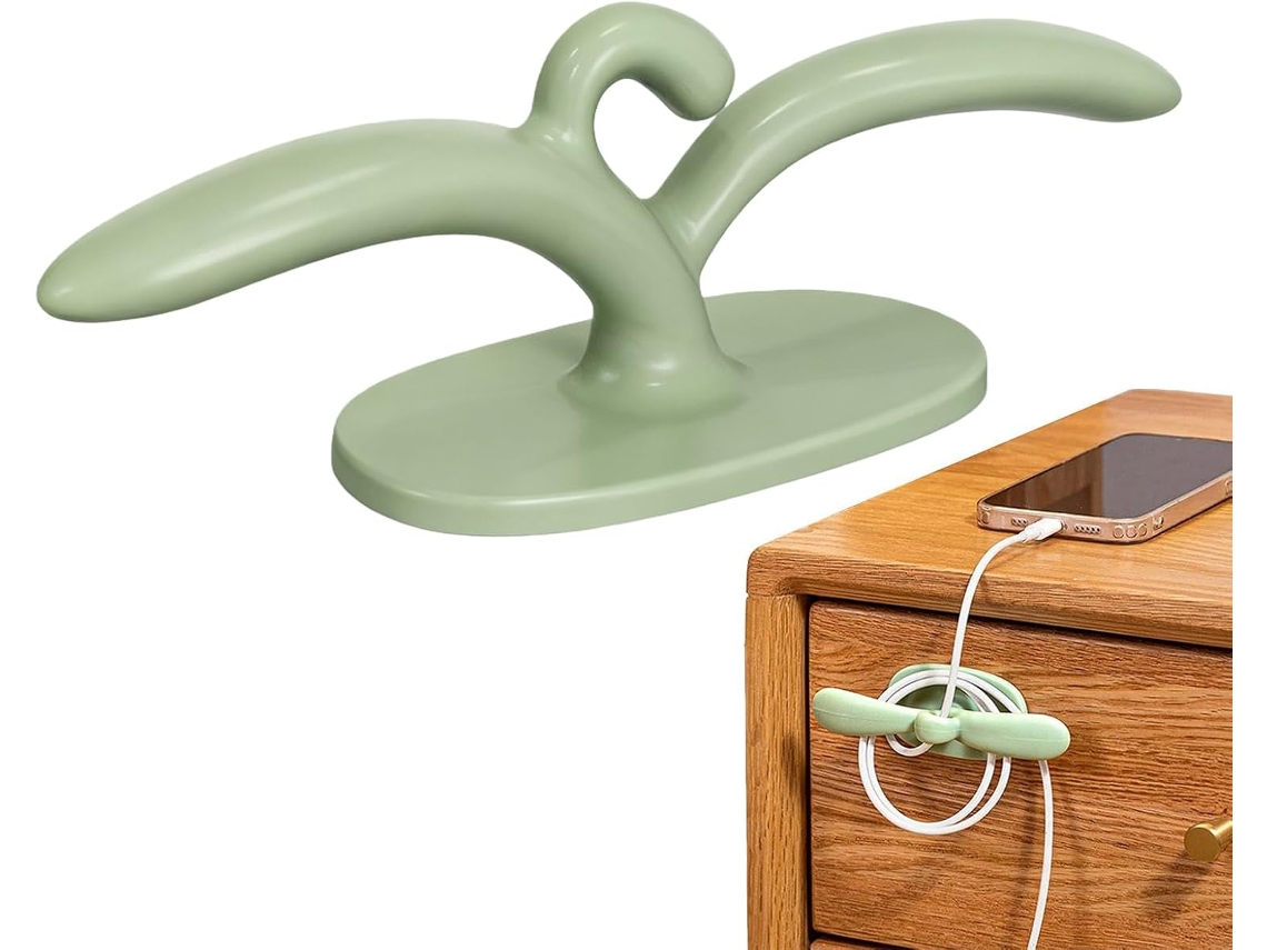 Organizador y soporte de cables | Dispositivos adhesivos para enrollar cables eléctricos | Enrollador de cables