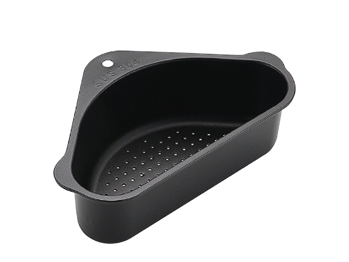 Cesta de drenaje triangular para fregadero de cocina, colador, rejilla para almacenar agua y soporte para esponja