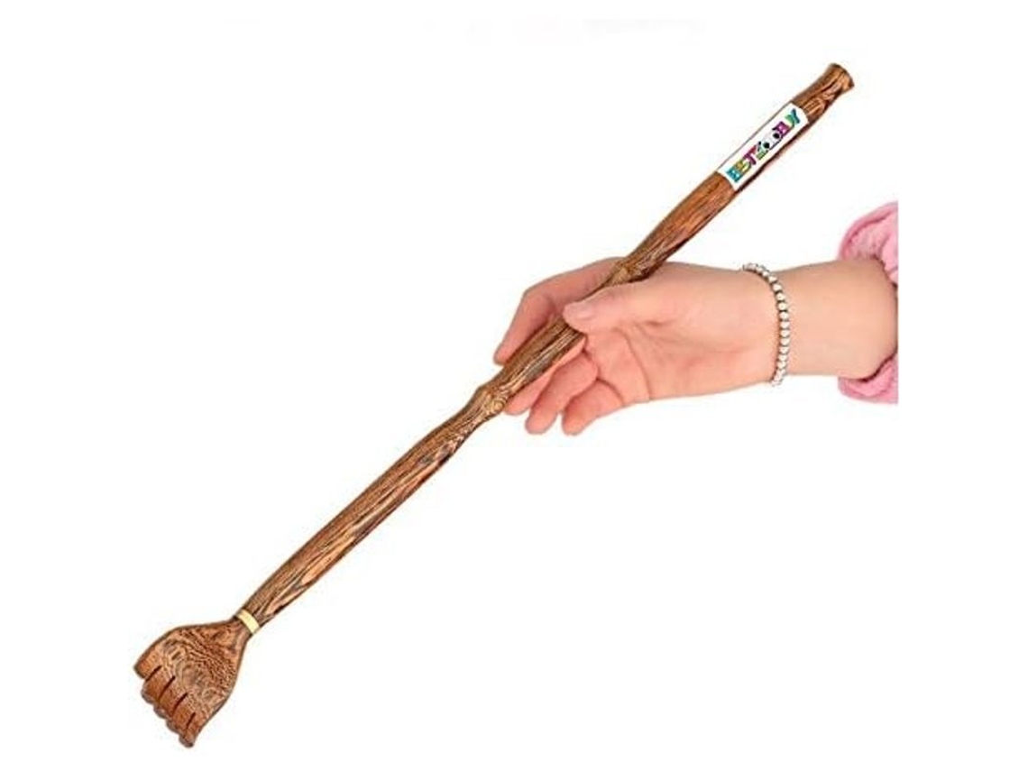 Raspador De Espalda Portátil De Madera De Azufaifo (ziziphus) Con Diseño Ergonómico 2025