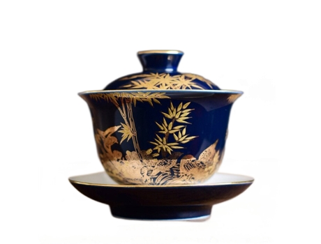 Taza XGF de té y platillo 150 ml (Azul)