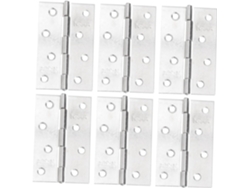 6 Piezas De Bisagras De Puerta Con Resorte, Bisagras De Acero Inoxidable, Accesorios Pequeños