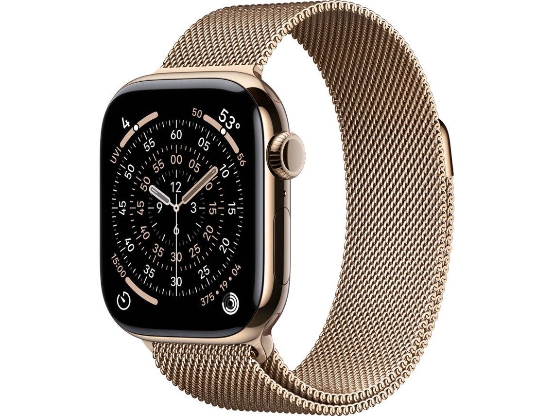  APPLE Watch Series 11 GPS + Cellular 42 mm Titanio Dorado con Loop Milanesa Oro