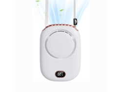 Mini Ventilador Portátil 3 En 1 Con Cordón, 12 Horas De Autonomía, 3 Velocidades (blanco)
