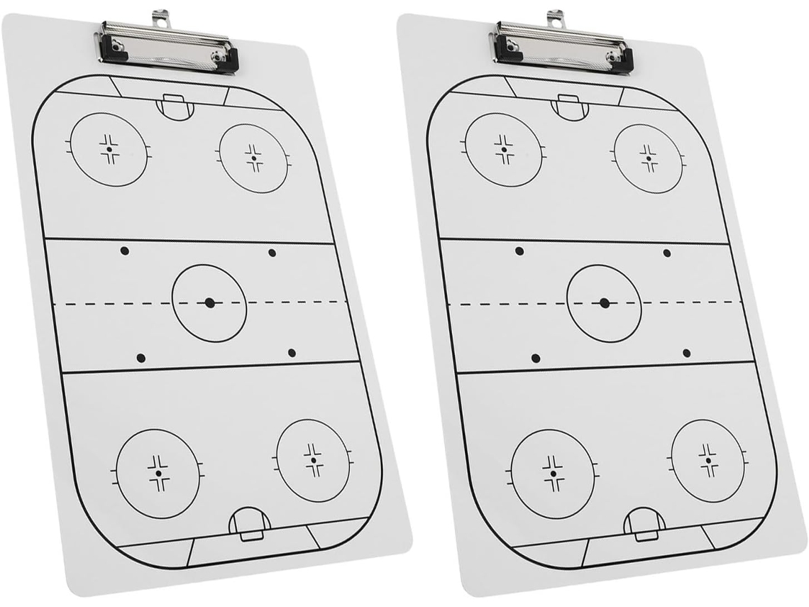 Juego de 2 pizarras blancas para escribir con rotuladores, 30 cm