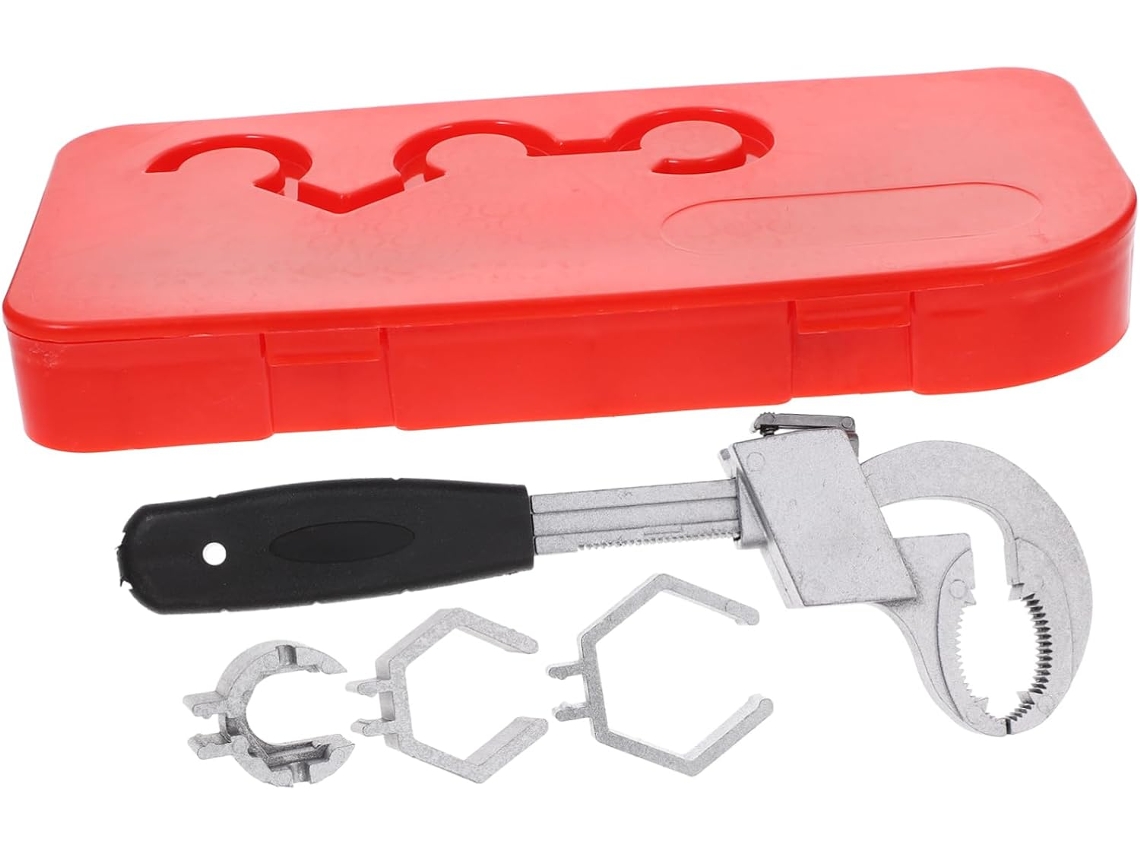 Llave de carraca ajustable, de extremo abierto autoajustable para reparaciones hidráulicas.