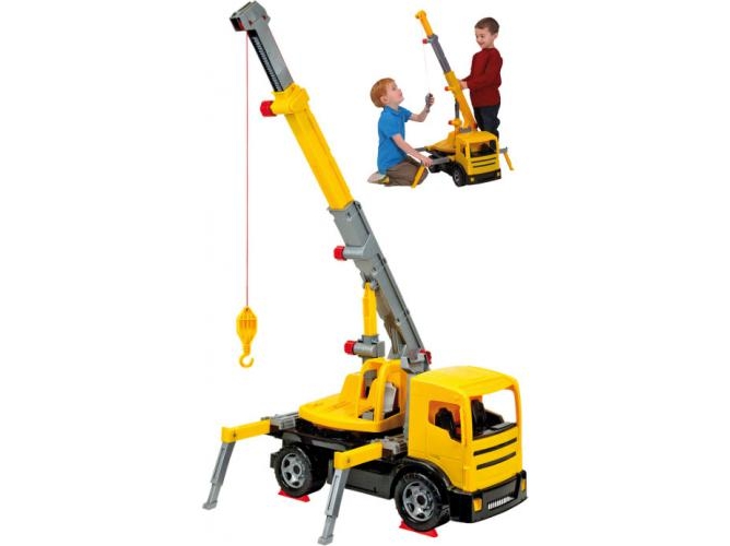 Vehículo de juguete LENA TOYS Vehículos Gigantes Camión con Grúa