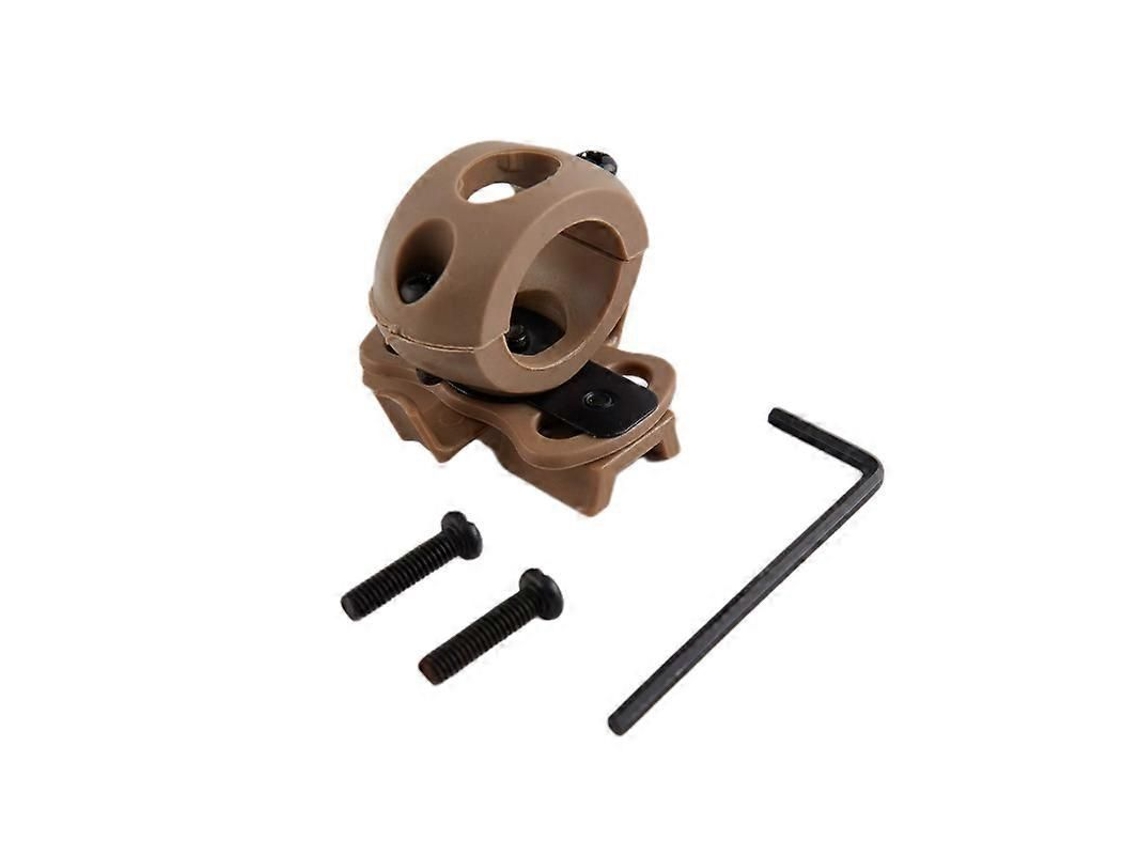 Linterna para casco TAISHENGDA con soporte táctico para deportes al aire libre