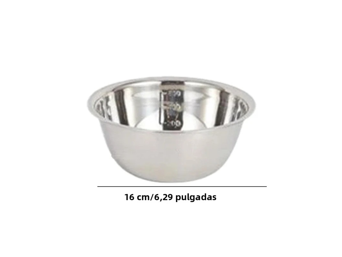 Vaso Mezclador Anidado De Acero Inoxidable Antideslizante Para Cocina (16 Cm)