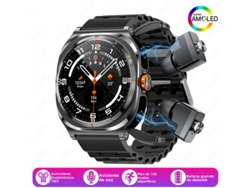Smartwatch, Auriculares Inalámbricos TWS 2 en 1, Pantalla de 1,53 pulgadas, Batería de 400 mAh