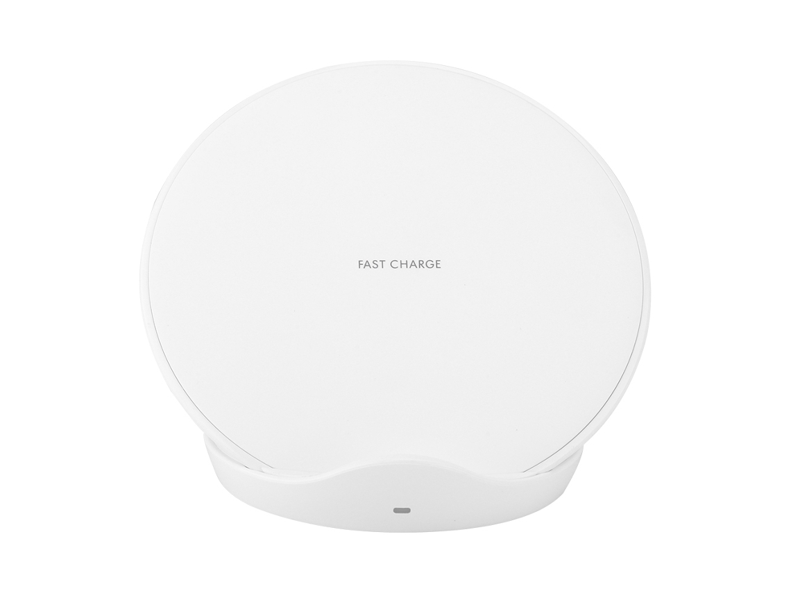 Base De Carga Inalámbrica Rápida Para Teléfonos Móviles Qi Para Samsung Blanca
