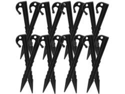 Omni-25 Tenda Inflável Parafusos Duráveis Para Camping Exterior Suprimentos De Tenda Parafusos De Fixação 14,5x3 Cm Preto