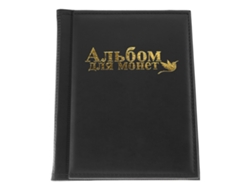 Álbum de monedas Baok World con 250 bolsillos y 10 páginas, carpeta para coleccionistas de monedas, color negro.