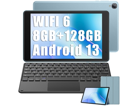 Tablet BLACKVIEW Tab 50 Wifi Teclado K1 8'' 8Gb-128Gb/Sd 1Tb Wifi 6 Azul