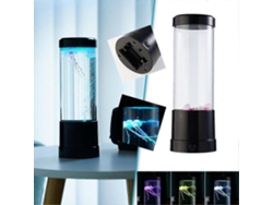 Lámpara de señalización Rosewell Electric con forma de medusa, luz ambiental LED con cambio de color para acuario falso.