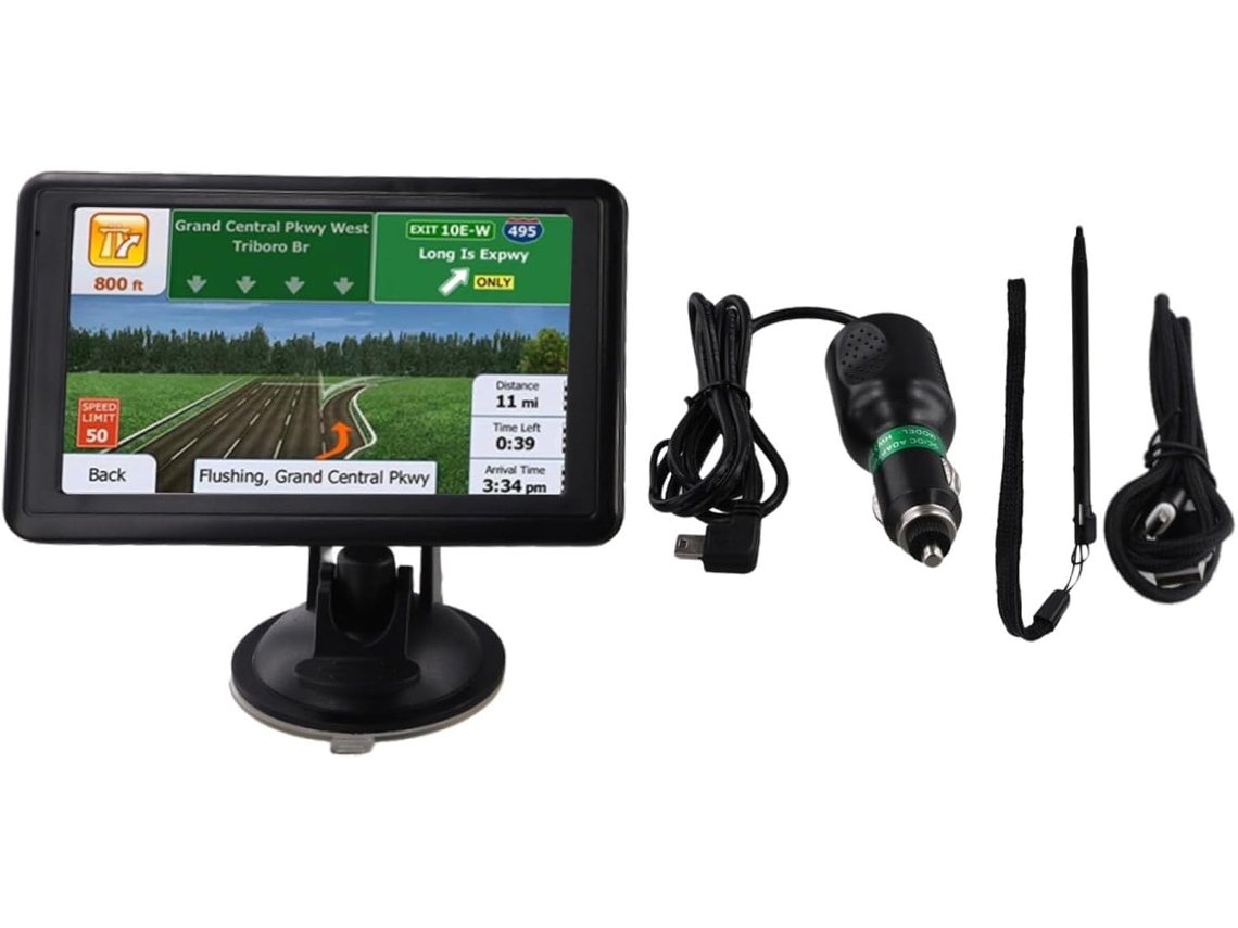 Navegador Gps De 5 Pulgadas Para Reino Unido, 8 Gb De Almacenamiento, 128 Mb De Memoria Para Coche/camión, Radio Fm Y Ranura Para Tarjeta Tf.