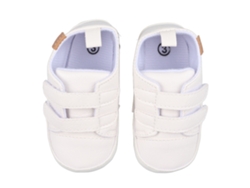 Zapatillas Deportivas De Piel Sintética Para Bebé Niño/niña, Informales, Bonitas, Antideslizantes, Blancas, Talla 3