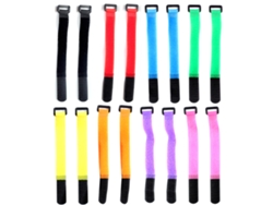 16pcs Portavasos De Caña De Pescar Cuerdas Ajustables Con Gancho Y Loop Correas Para Caña De Pescar