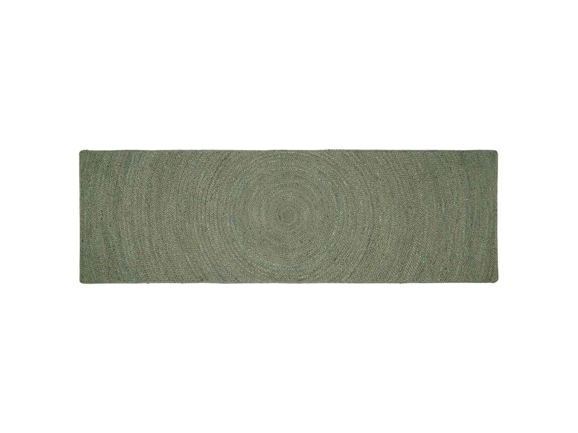 Vidaxl Alfombras De Área Verde Oliva 80 X 250 Cm Yute