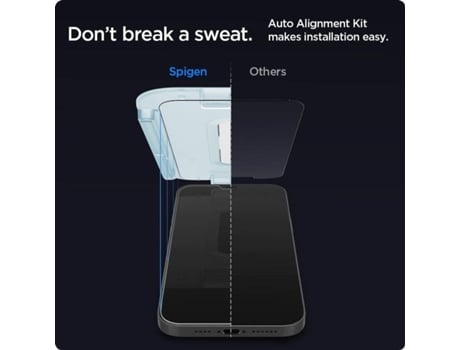 Película Cristal Templado iPhone 12 Pro Max SPIGEN 2 PCs