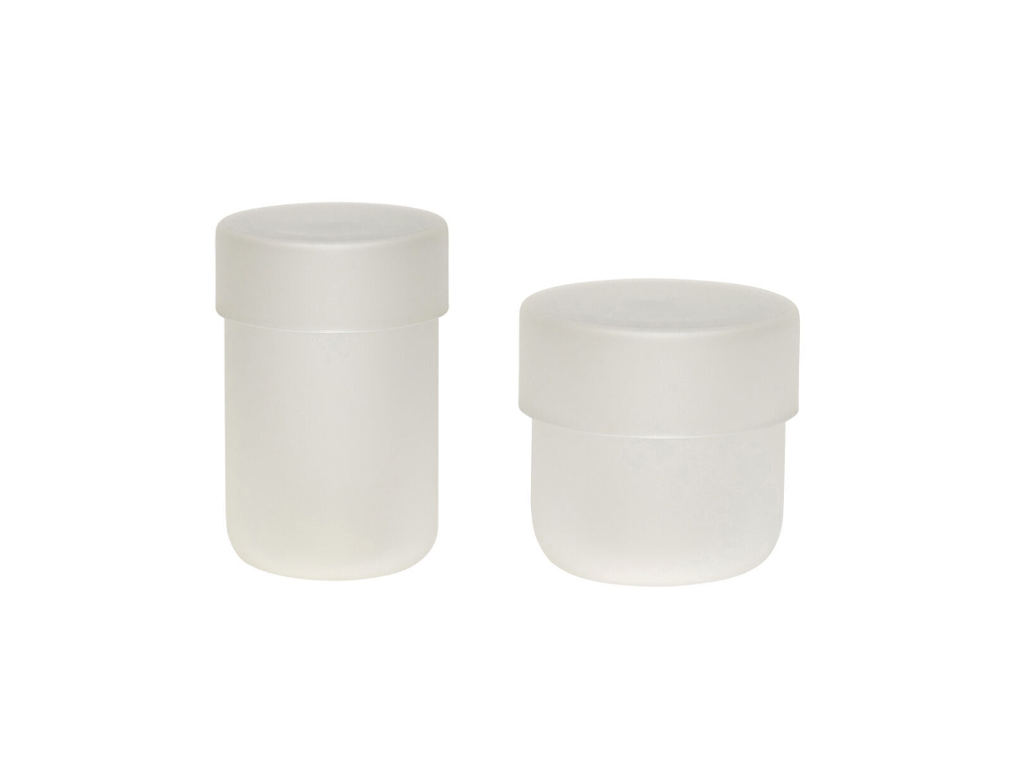 Juego de 2 tarros de cocina Hubsch Interior Pop Small