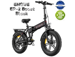 Bicicleta Eléctrica Plegable ENGWE EP-2 Boost 250W 48V 13Ah Autonomía 120km Cubiertas 20x4.0'' Frenos Disco Shimano 7V Sensor Par Suspensión Delantera