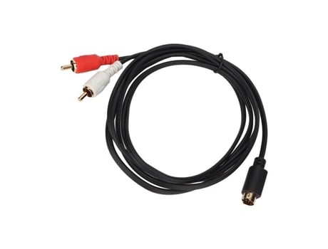 HURRISE Cable adaptador de 4 pines a 2 para reproductores de DVD Videocámaras Set Top Box VCR 1 5M