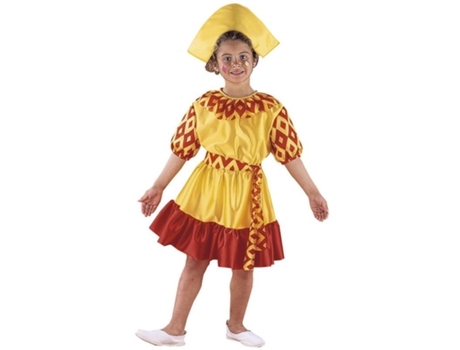 Disfraz de Niña JOSMAN Arlequim (Tam.: 7-9 años)