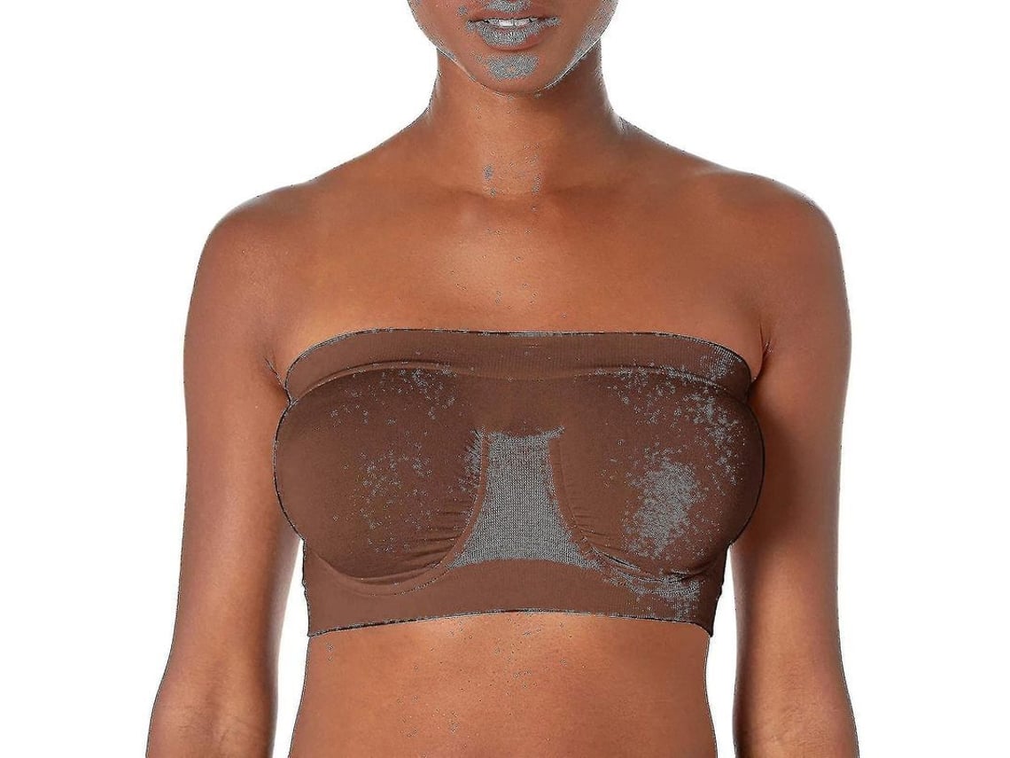 2026-sujetador Sin Cinturones Para Mujer Elástico Confort Sin Aros Talle Plus Verano Bandeau Material Poliéster Soportes Removibles