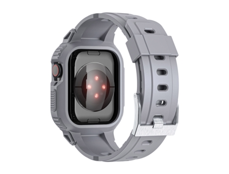 Correa Apple Watch 41mm / 40mm y 38mm Silicona con Carcasa Antigolpes Gris AVIZAR