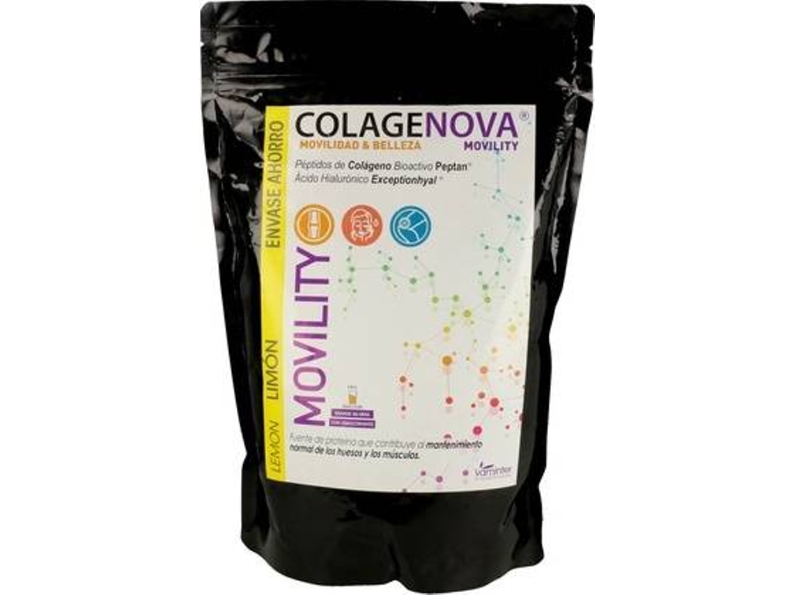 Complemento Alimentar VAMINTER Colagenova Movility Colagénio Hialurónico (790 g (Limão))