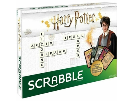Juego Colectivo MATTEL Juego de palabras Scrabble Harry Potter (Edad Mínima Recomendada: 10 años)
