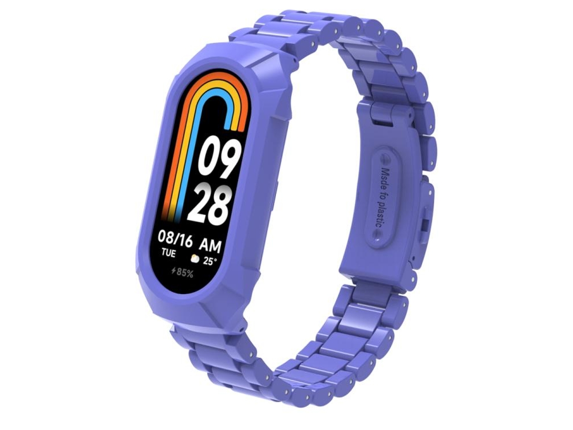 Pulsera para Xiaomi Smart Band 9/9 NFC/8/8 NFC - Plástico con tres perlas integradas