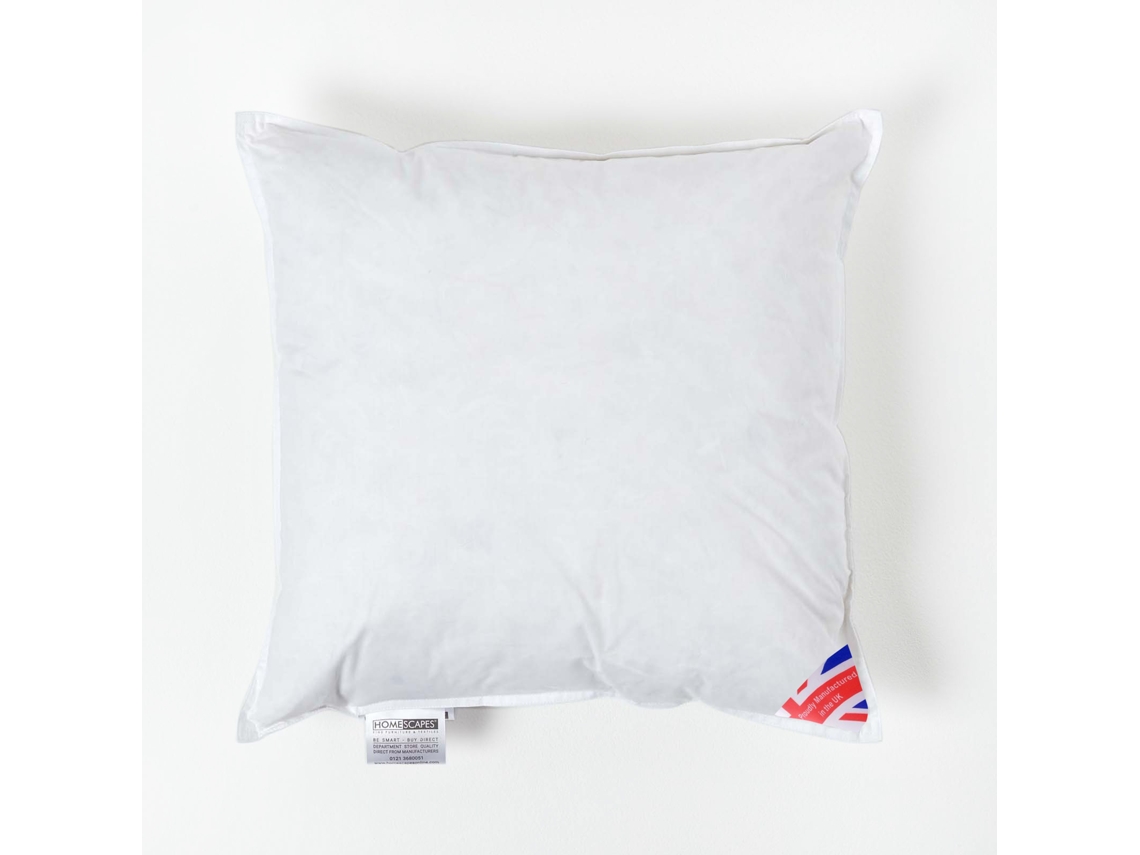 Homescapes Duck Down Cushion Pad 45 X 45 Cm