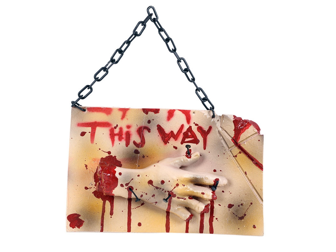 Accesorio EUROCARNAVALES Sinal De Suspensão con Mão 34X31X7 Cm