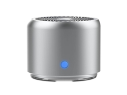 Mini altavoz Bluetooth con radiador de bajos personalizado, resistente al agua IP67, color plateado Lalamoli