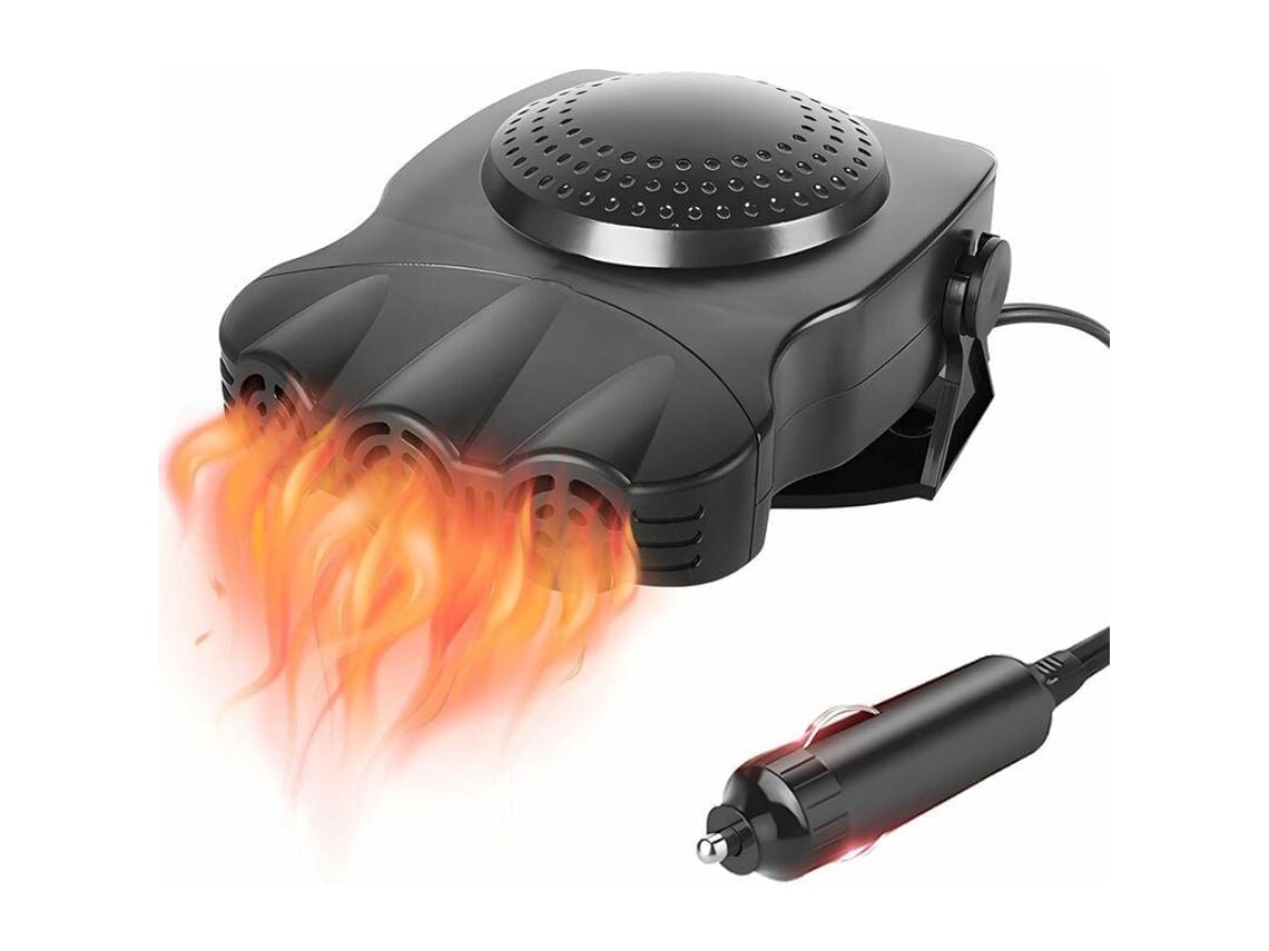 Aquecedor e ventilador de refrigeração, desembaçador de para-brisa 12 V 150 W, aquecedor de carro 2 em 1, ventilador de aquecimento 